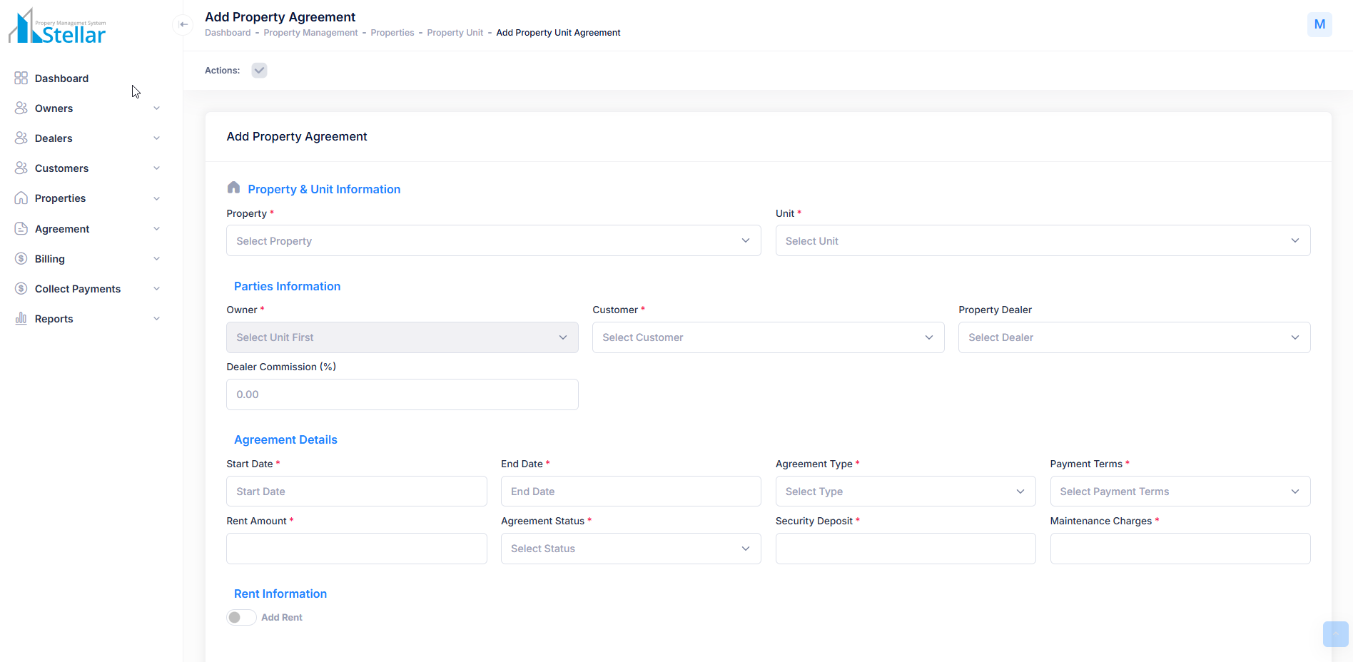 Agreement Management
